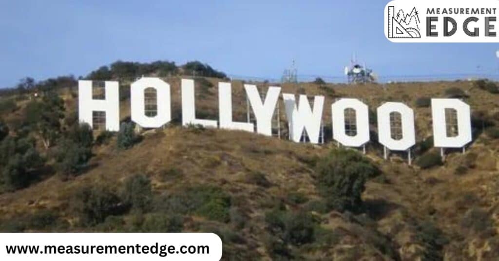 25 Feet Long Half of the Hollywood Sign