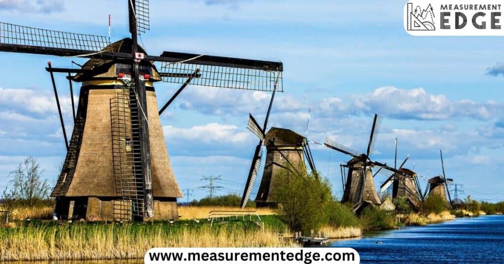 ⅓ of De Gooyer Windmill