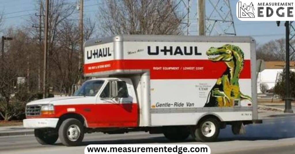 Three U-Haul Trucks