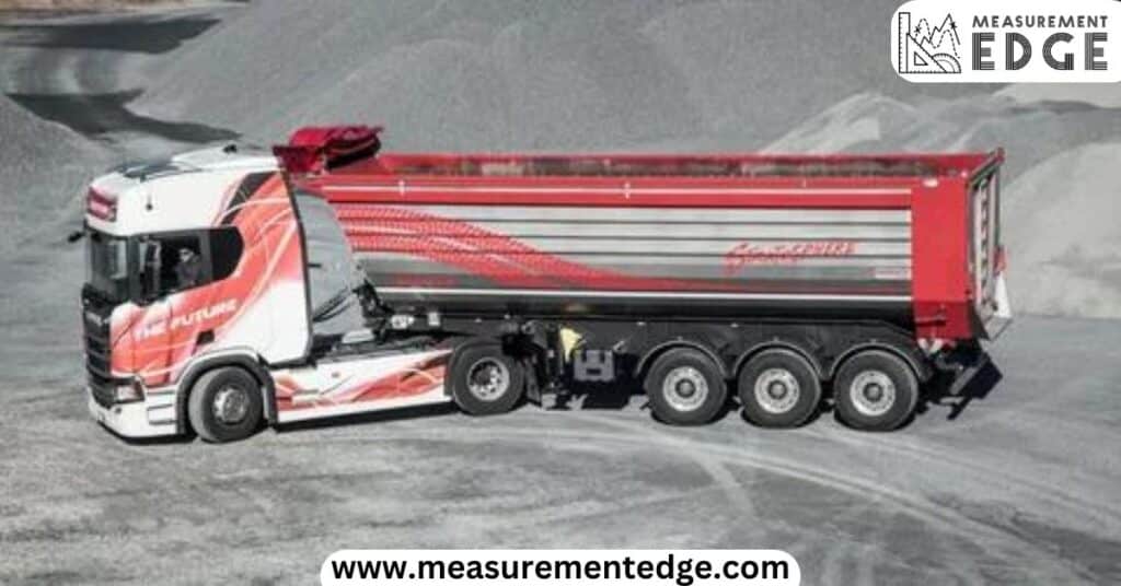 25 Feet Long Half a Semitrailer