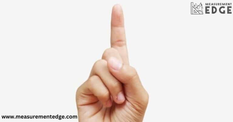 how long is 3 inches on your finger