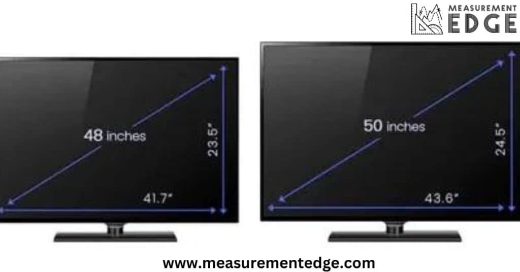 50 Inch TV Dimensions Screen Size vs Actual TV Size