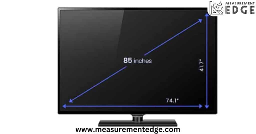 Actual Dimensions of an 85 Inch TV