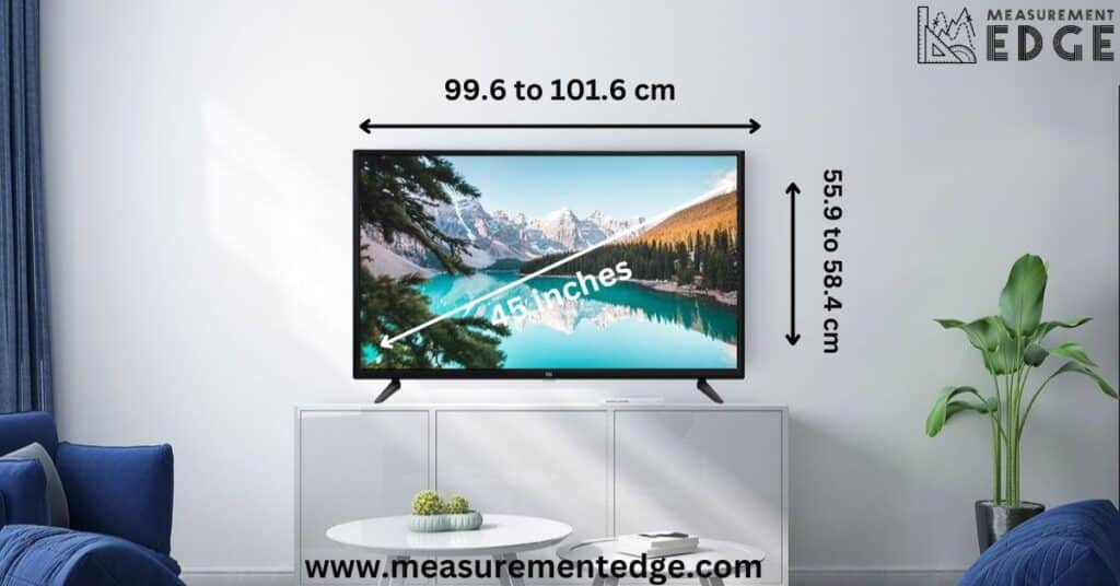 Exact 45 Inch TV Dimensions