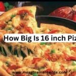 How Big Is 16 inch Pizza?